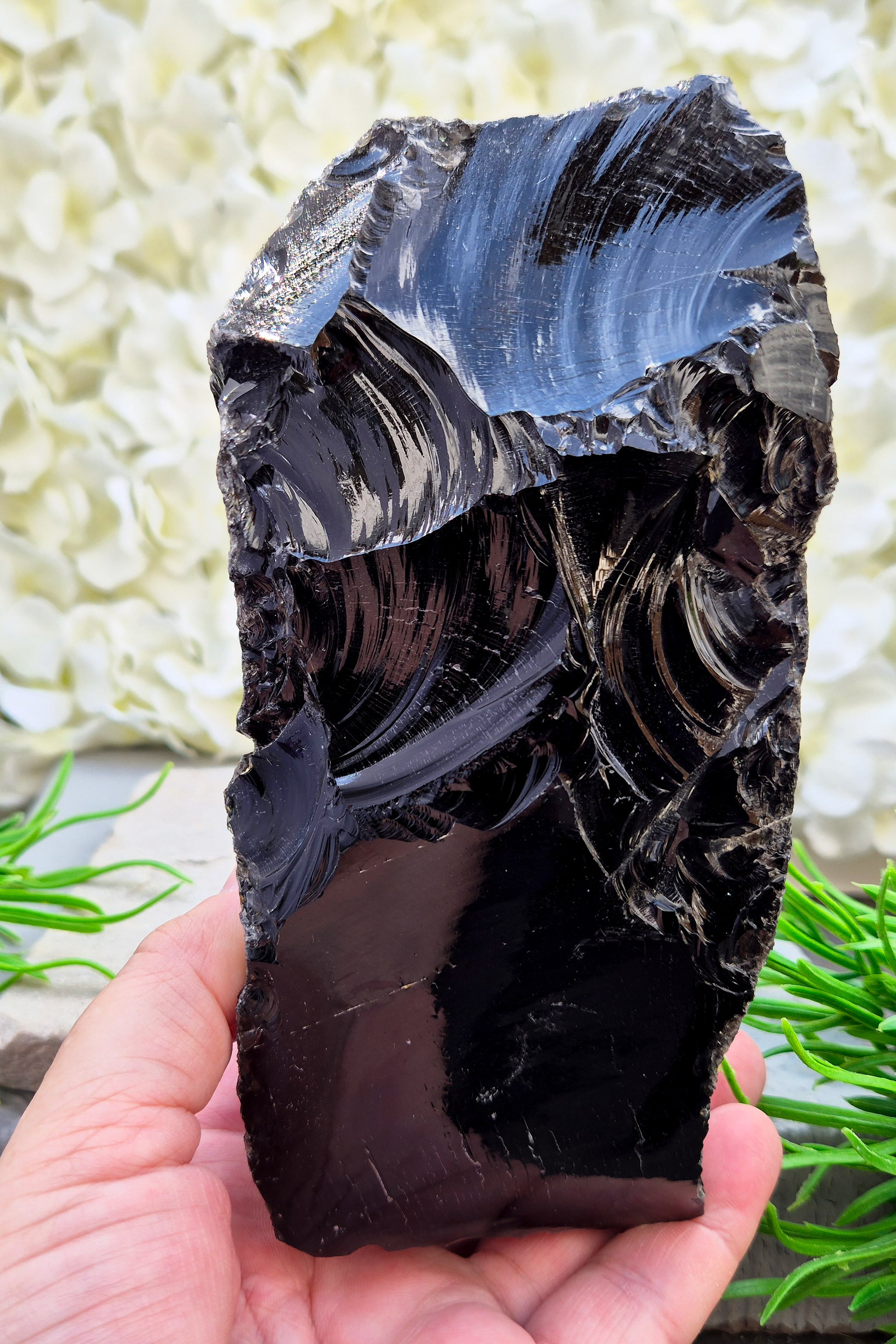 Grounding and protective, Black Obsidian helps release emotional blocks, reveal hidden truths, and bring calm balance during times of change.