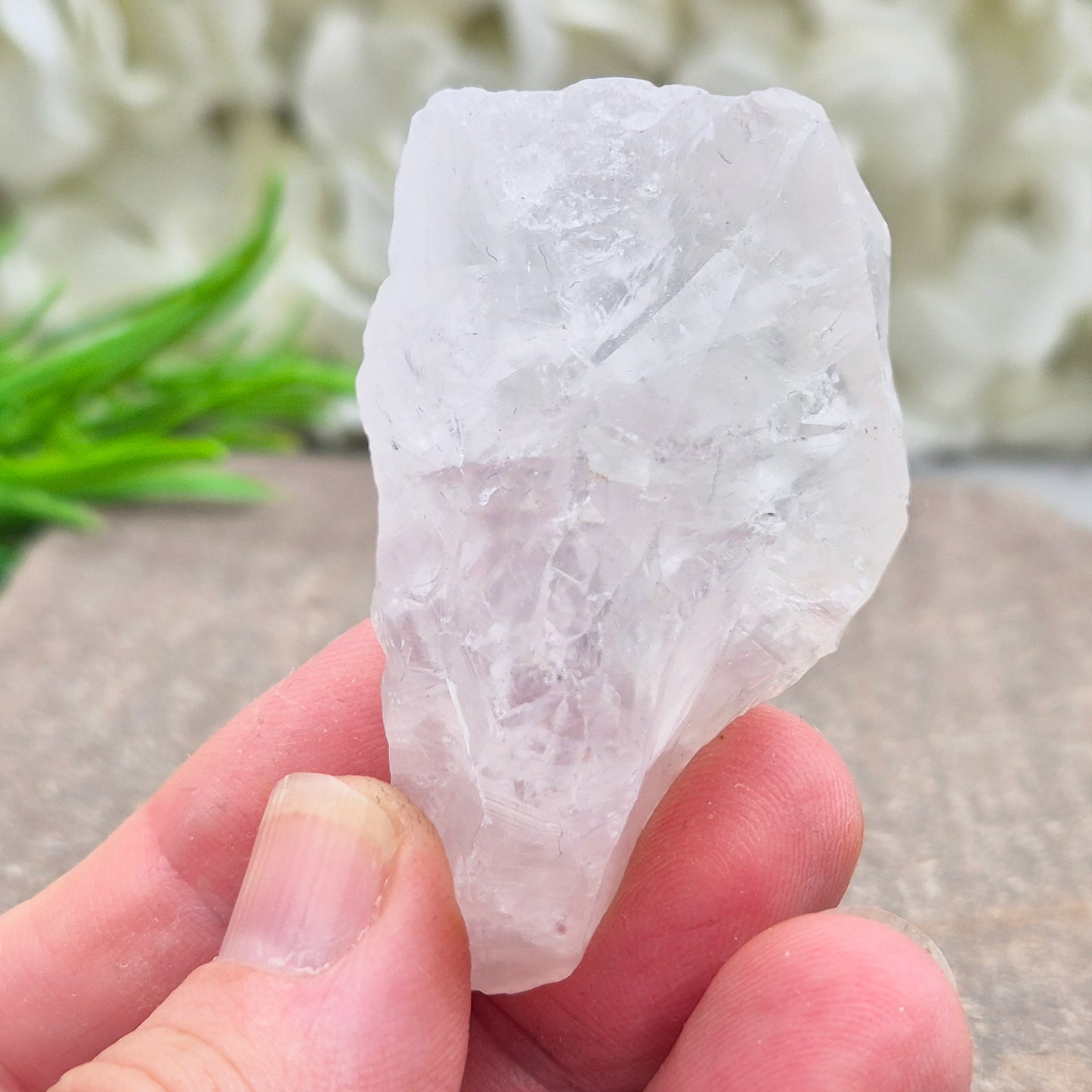 Natural Satyaloka Quartz Crystal from India. Satyaloka is said to have a tremendous energy vortex, hence why the area is considered to be so sacred and the quartz that is found there to be so energetically powerful. 
