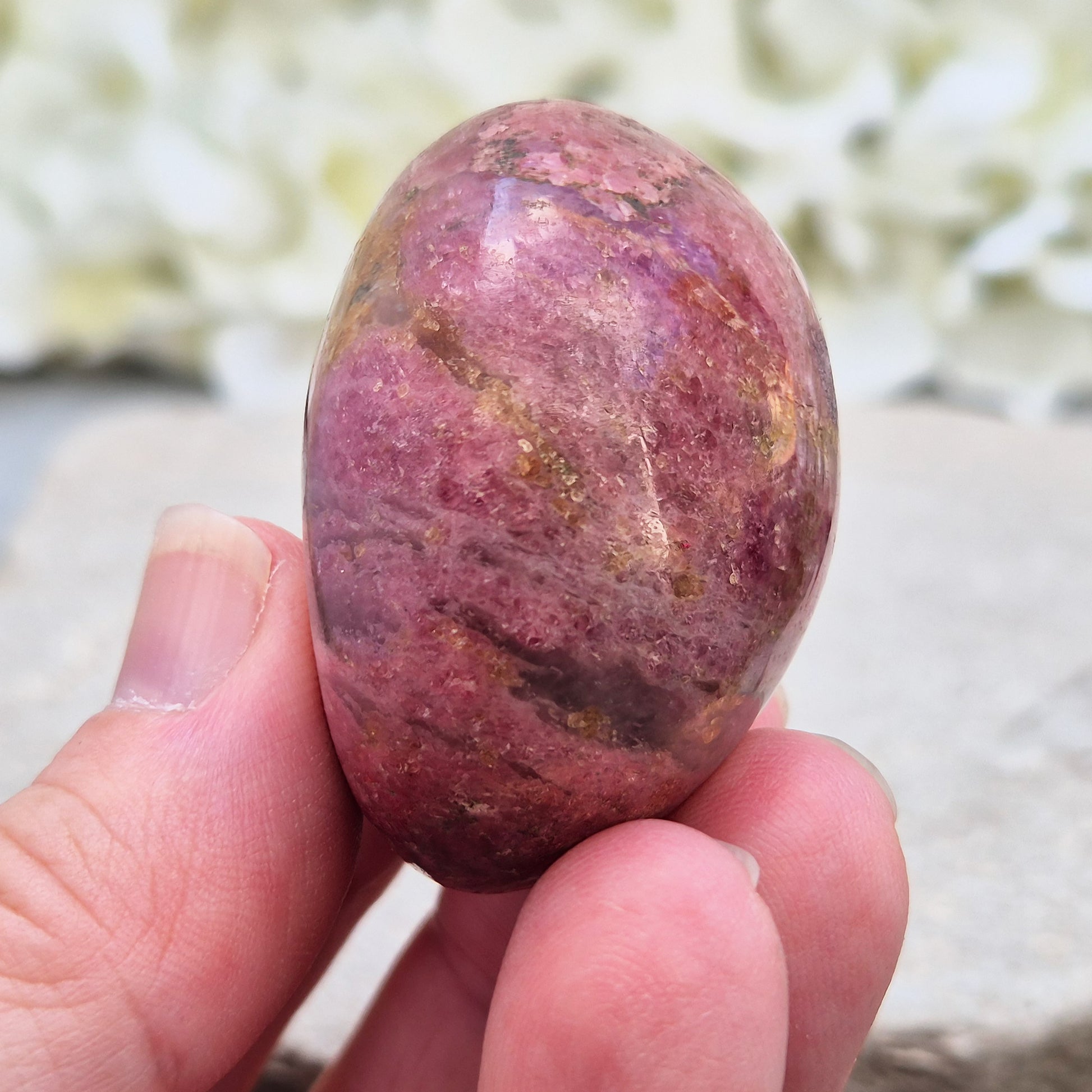 Rhodonite: Known for its beautiful pink hues, this crystal supports emotional healing and personal growth, ideal for enhancing your spiritual practice.