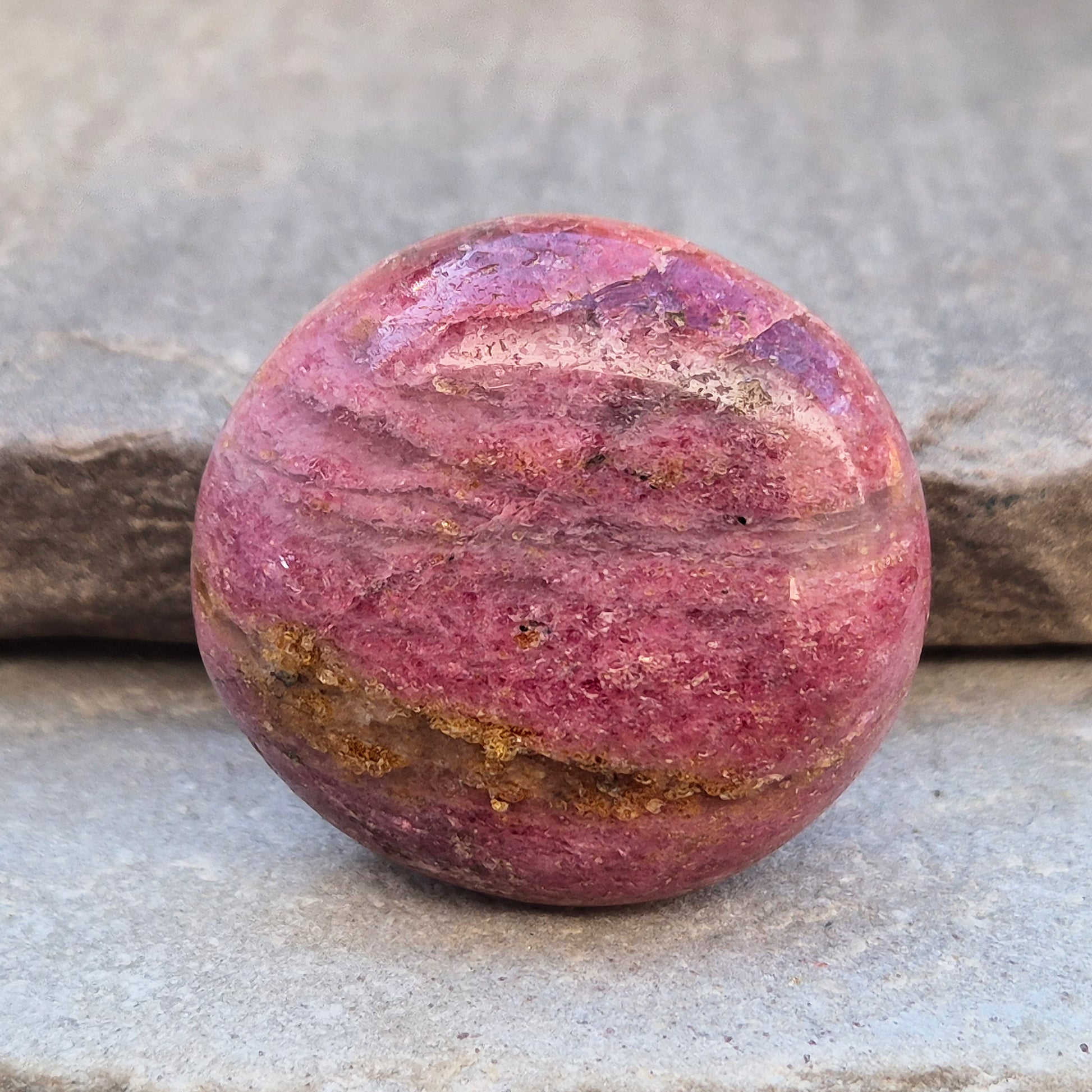 Rhodonite: Known for its beautiful pink hues, this crystal supports emotional healing and personal growth, ideal for enhancing your spiritual practice.