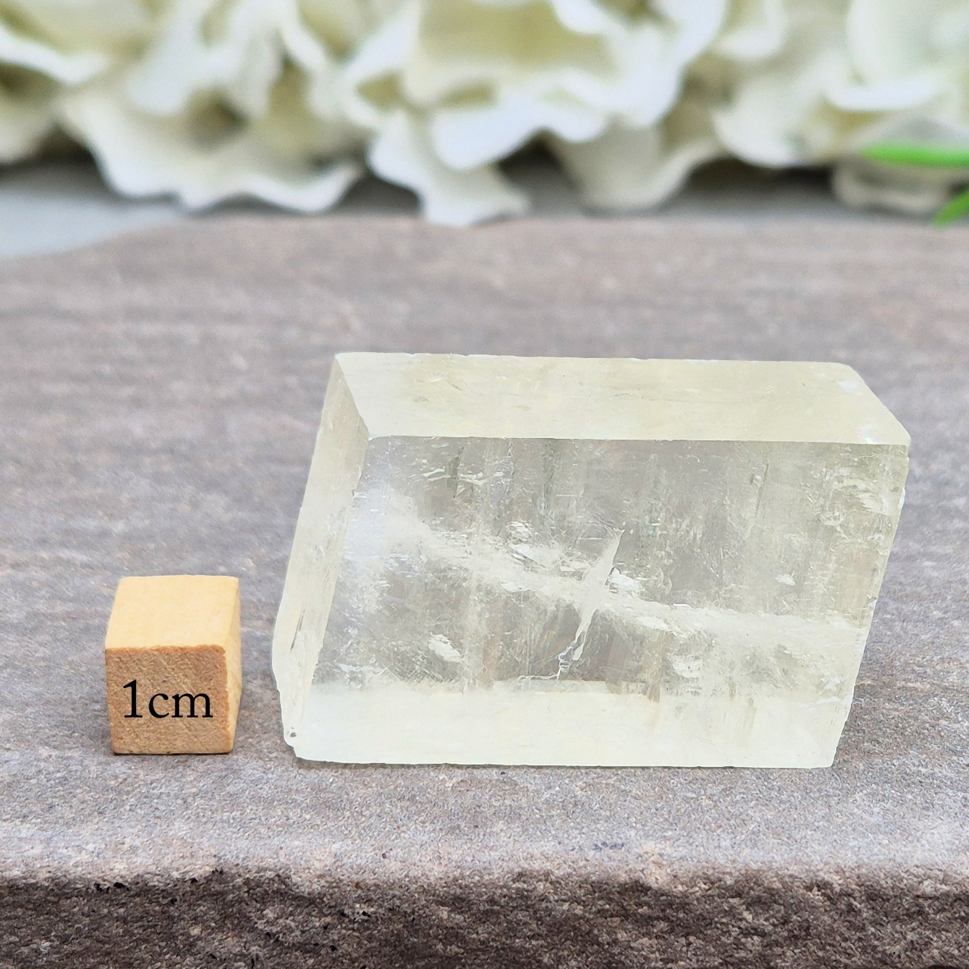 Lemony yellow Optical Calcite for clarity, self-healing, and balance. A supportive crystal for new opportunities, focus, and emotional release