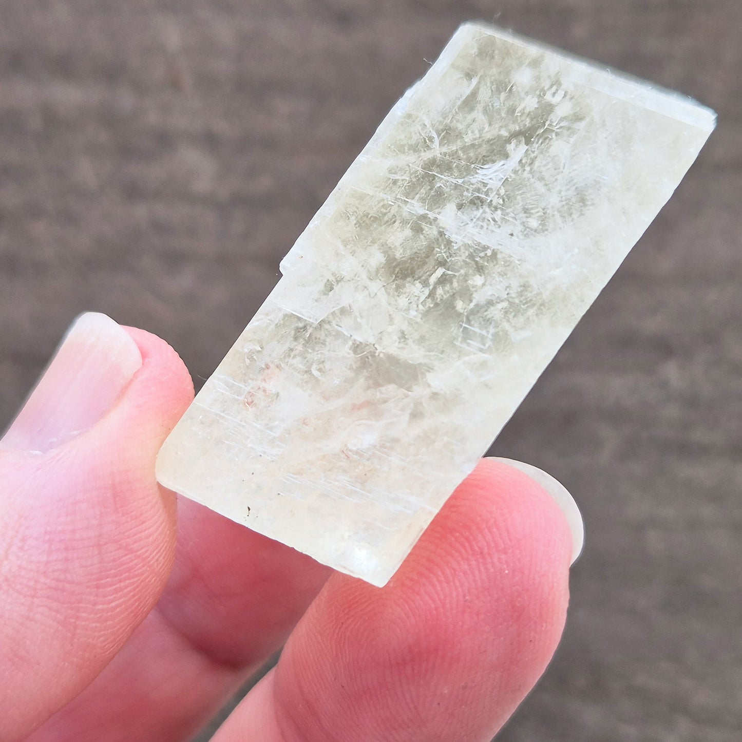 Natural Optical Calcite from Mexico natural rhomboid shape and lemony yellow colour. Often chosen for clarity, balance, and focused energy.