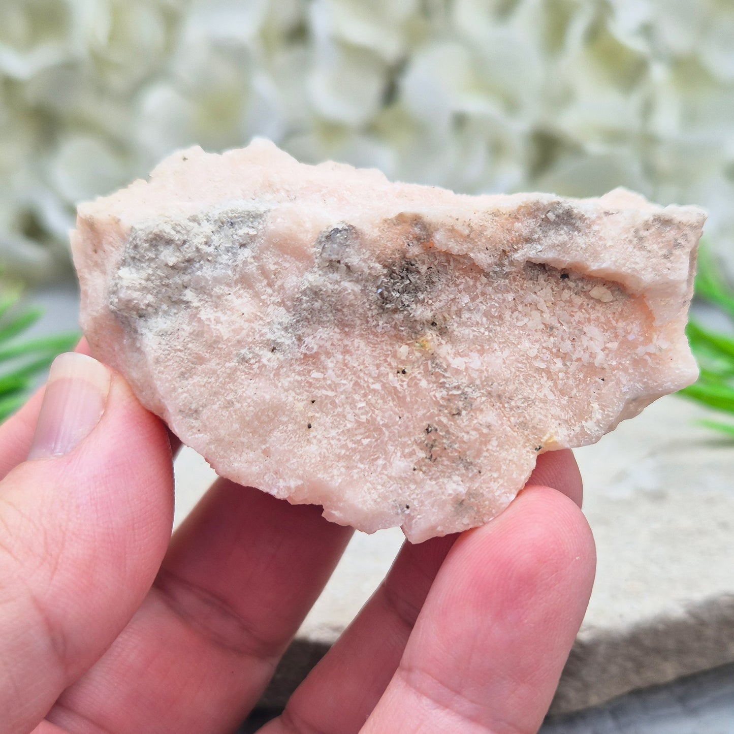 Natural Pink Dolomite Crystal Cluster from Morocco. A comforting heart chakra stone for emotional healing, restoring harmony, and easing mental overwhelm.
