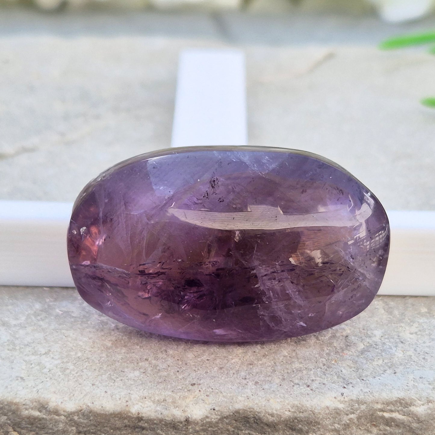 Amethyst palm stone for calm, focus, and balance. Smooth, soothing, and ideal for meditation or everyday grounding. Beautiful quality and easy to hold.