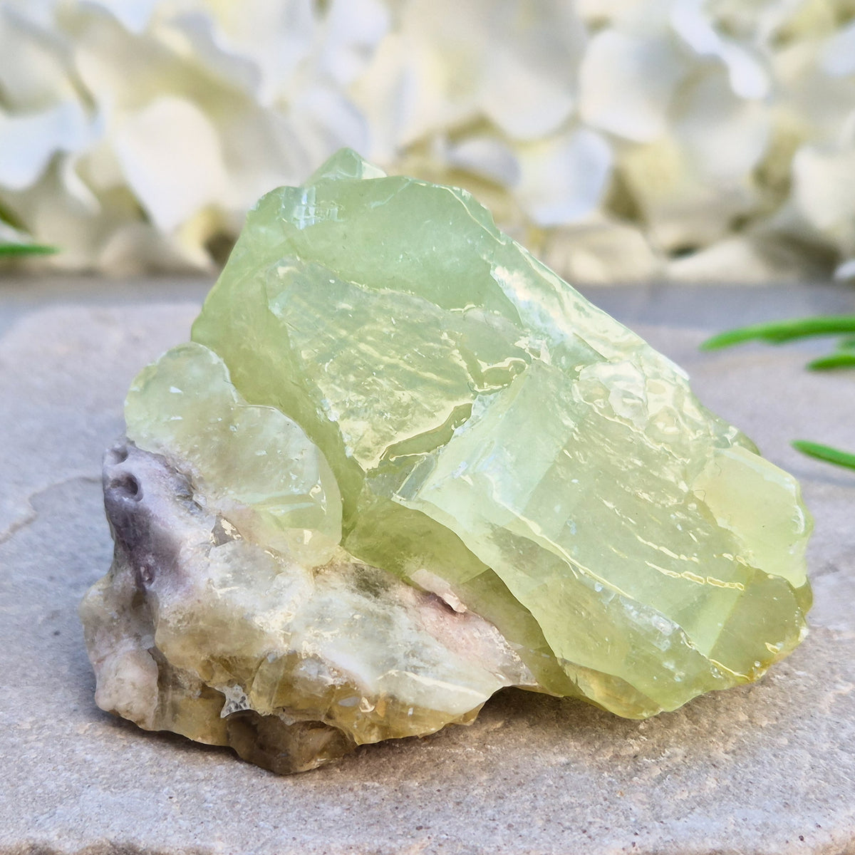 Soothing Green Calcite chunk that encourages release, emotional balance and gentle renewal. Ideal for heart-centred energy work and fresh starts. 