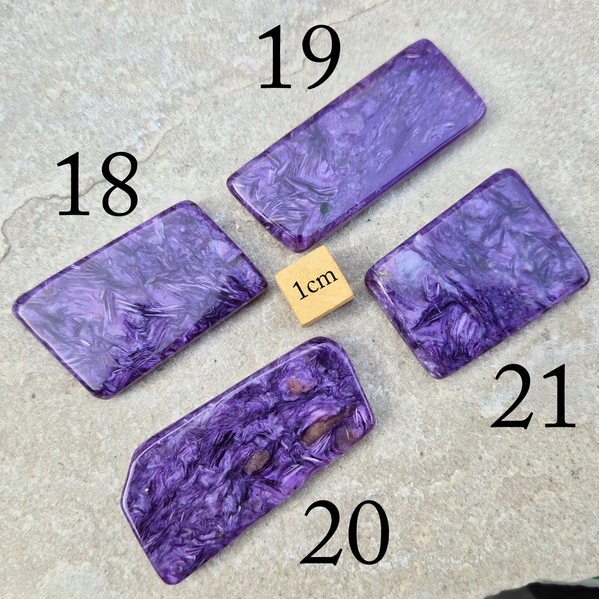 Charoite Crystal, Polished Gemstone