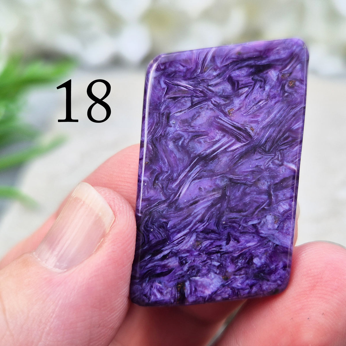 Charoite Crystal, Polished Gemstone