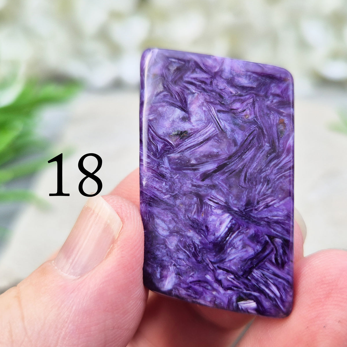 Charoite Crystal, Polished Gemstone