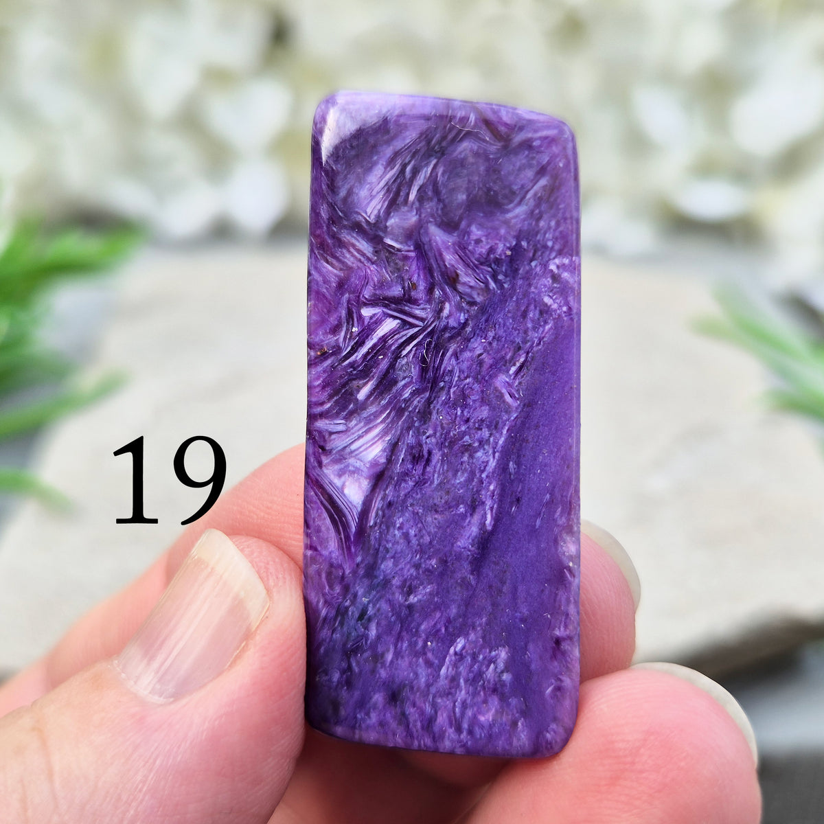 Charoite Crystal, Polished Gemstone