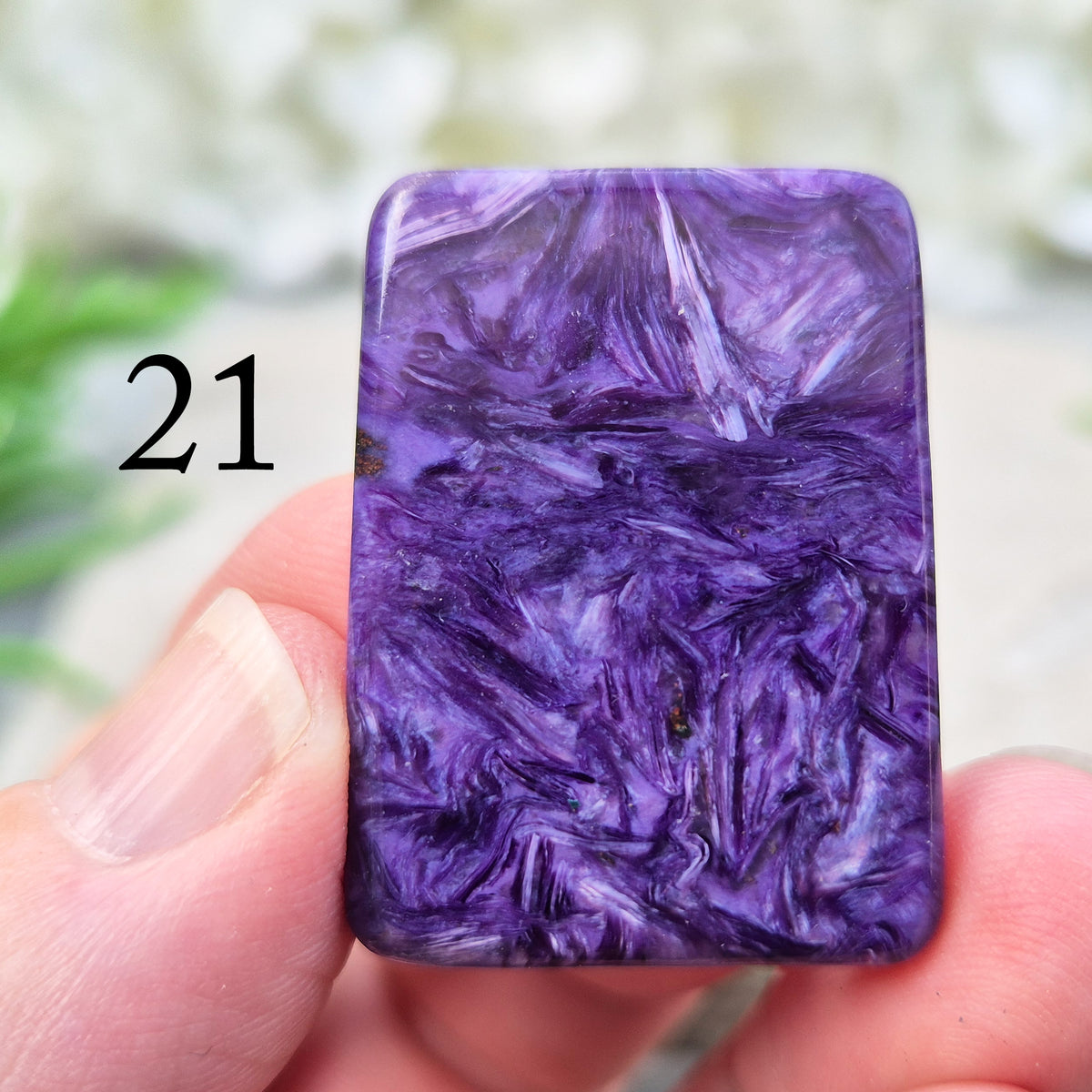 Charoite Crystal, Polished Gemstone