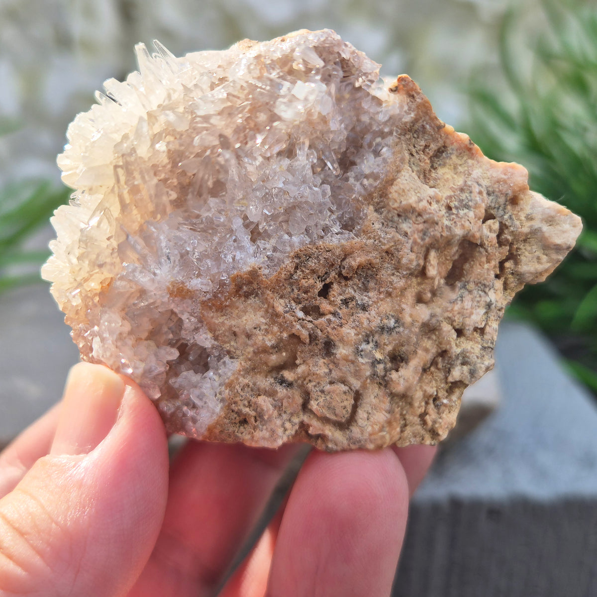 Needle Quartz Cluster from Indonesia – a master healer that amplifies energy, restores balance, and enhances focus, clarity, and spiritual growth. 