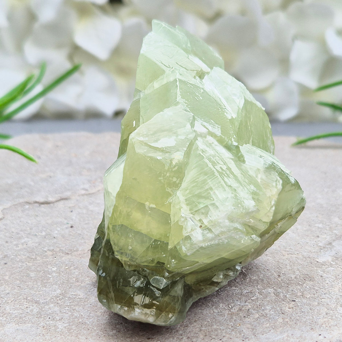 Soothing Green Calcite chunk that encourages release, emotional balance and gentle renewal. Ideal for heart-centred energy work and fresh starts.