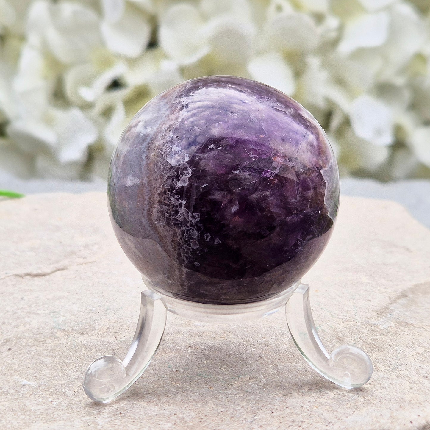 Chevron Amethyst crystals repel negative energy and cleanses your aura. Perfect for resolving problems and taking action. Enhance your intuition.