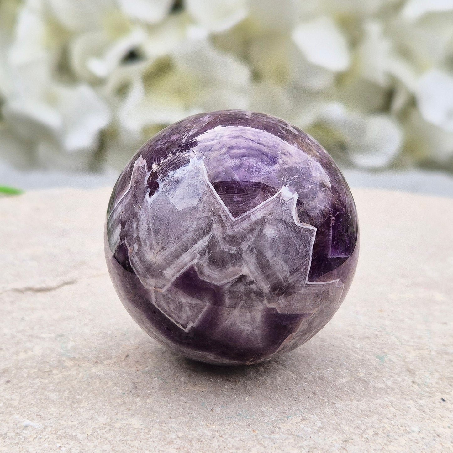 Chevron Amethyst crystals repel negative energy and cleanses your aura. Perfect for resolving problems and taking action. Enhance your intuition.