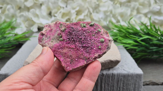 Cobalto Calcite Crystal Cluster | Unconditional Love | Pink Flame Crystal | Feng Shui Gemstone
