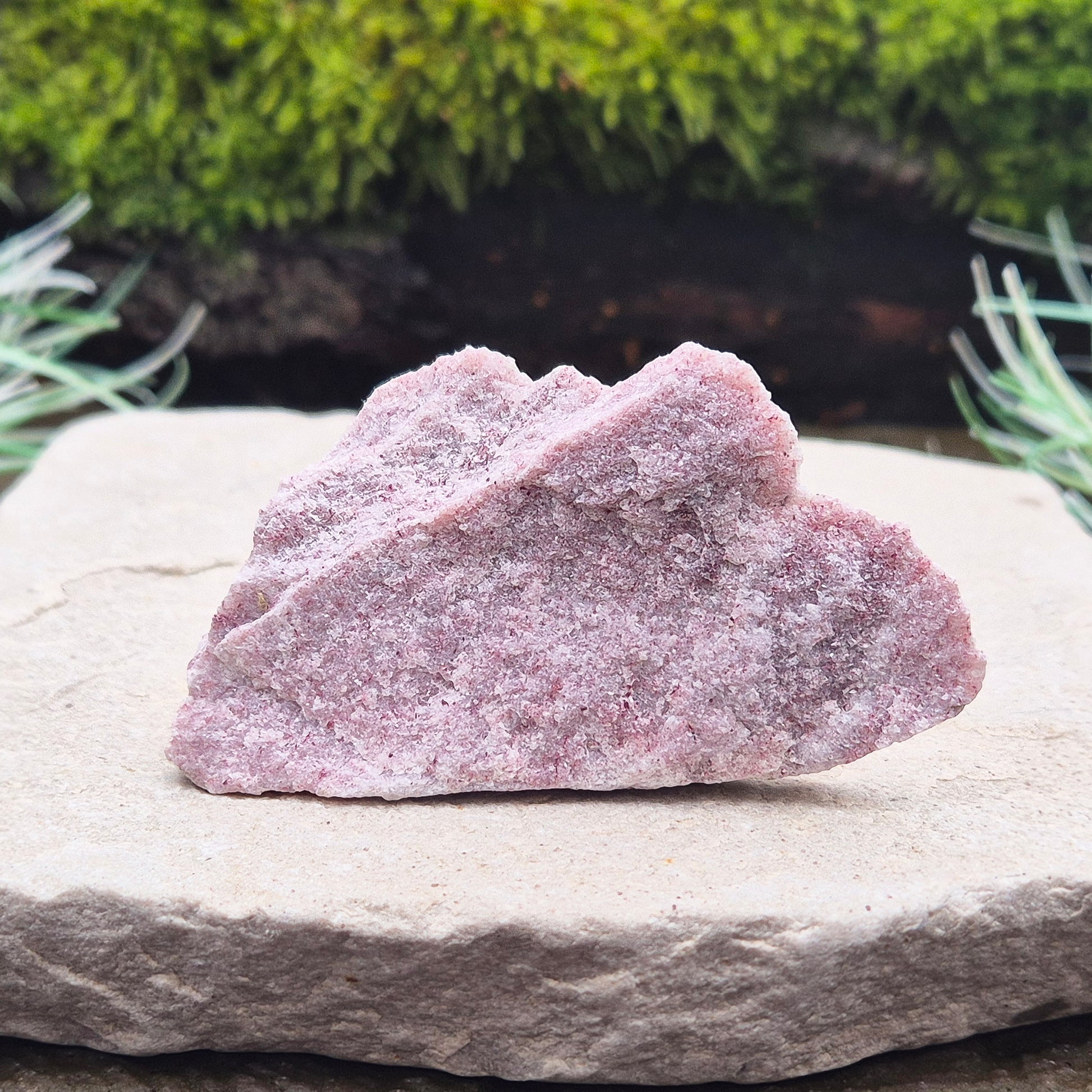 Pink Thulite, natural piece, from Norway. Nice sparkly lustre. Also known as Rosaline, and is the Pink Manganese variety of the mineral Zoisite.