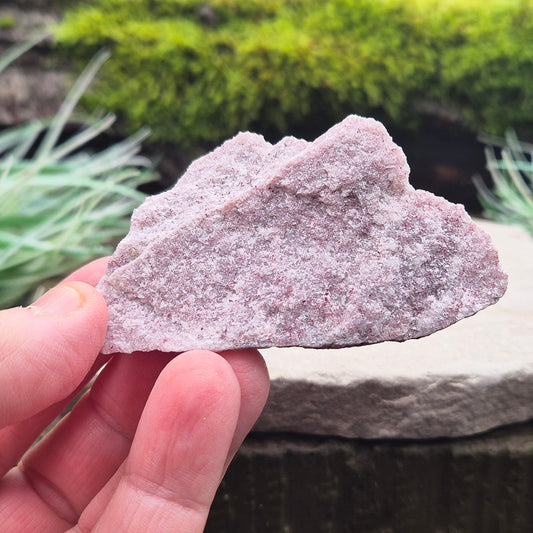 Pink Thulite, natural piece, from Norway. Nice sparkly lustre. Also known as Rosaline, and is the Pink Manganese variety of the mineral Zoisite.