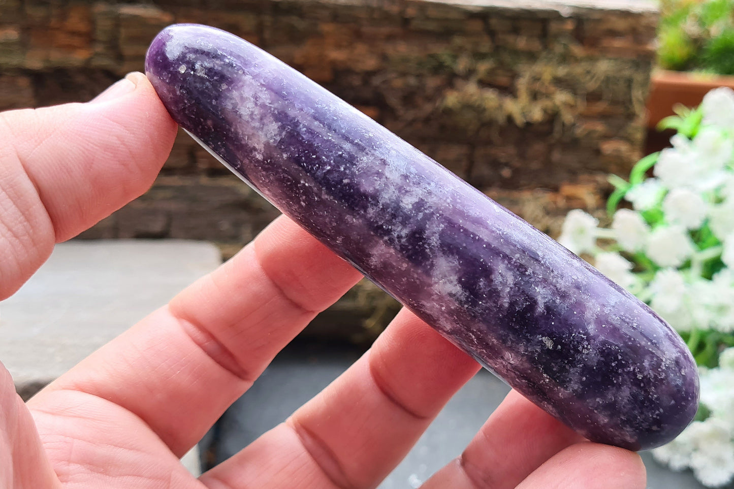 Lepidolite Crystal Wand