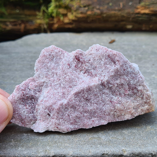 Pink Thulite, natural piece, from Norway. Nice sparkly lustre. Also known as Rosaline, and is the Pink Manganese variety of the mineral Zoisite.